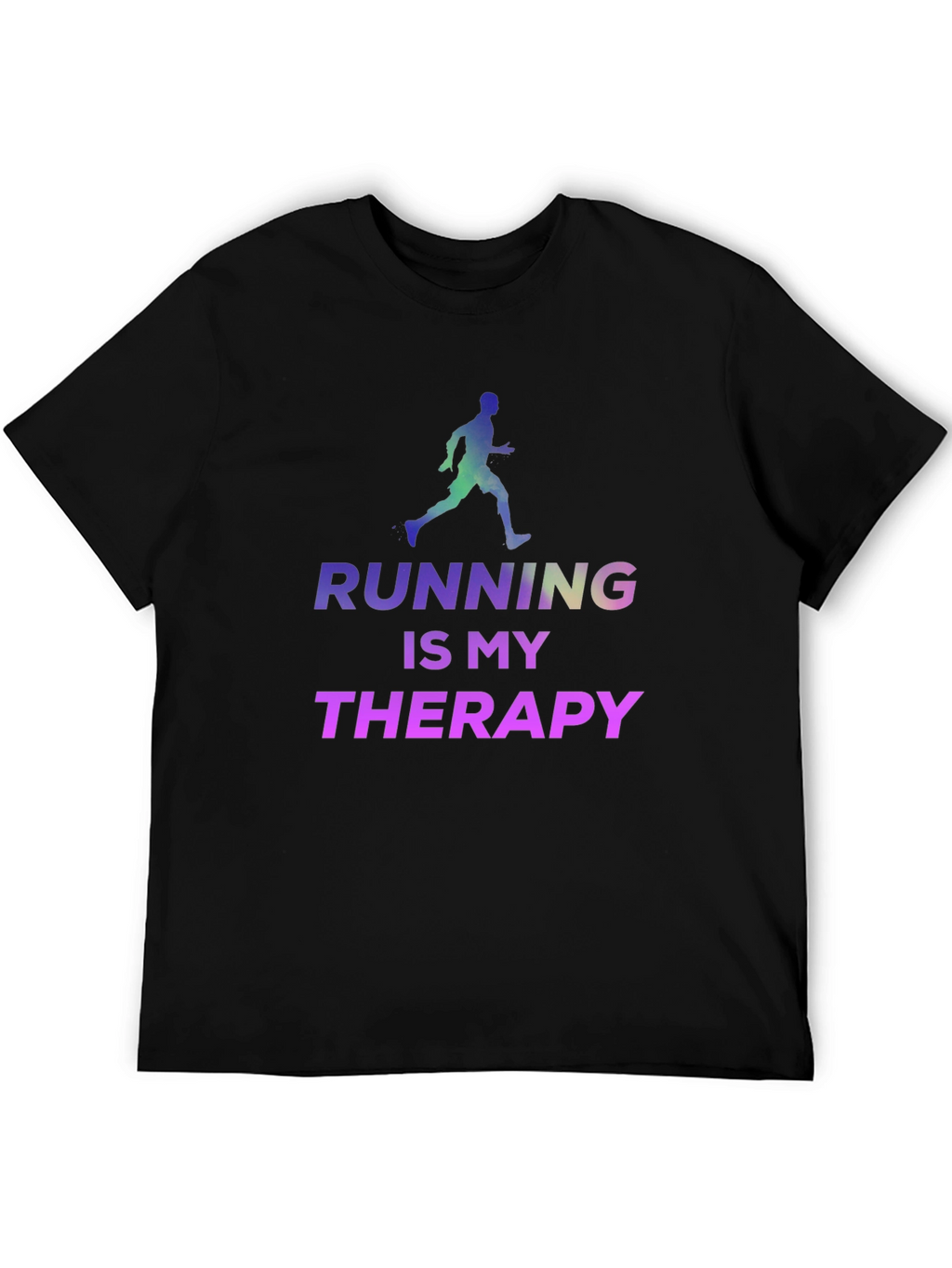 Running is My Therapy T-Shirt - Athlete Design