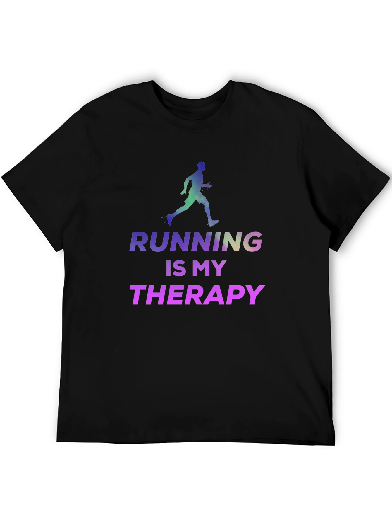 Running is My Therapy T-Shirt - Athlete Design