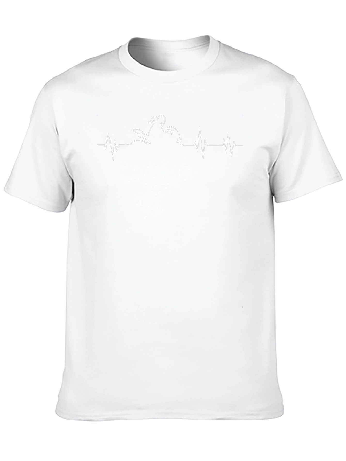 Diver Heartbeat T-Shirt - Black