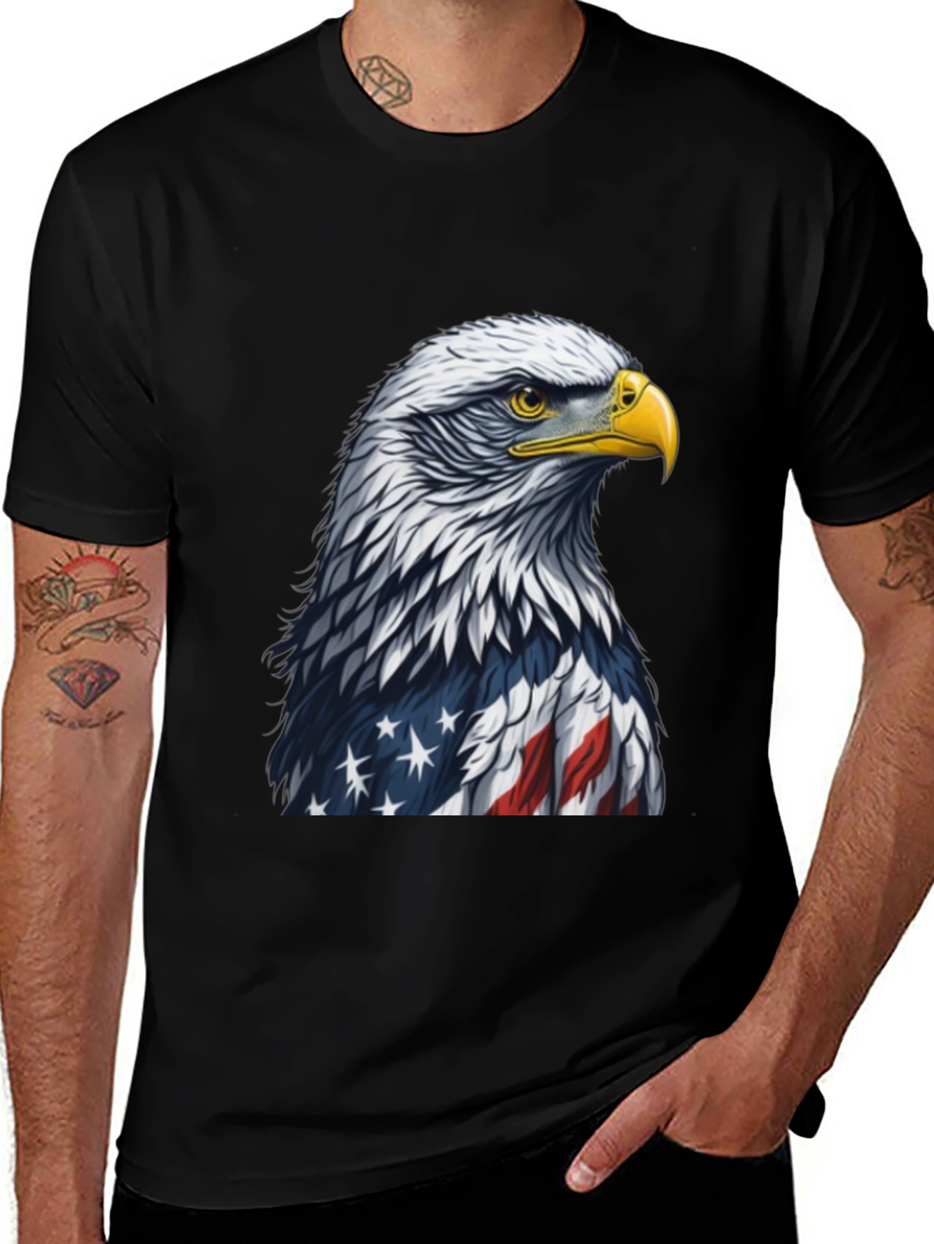 American Eagle Graphic T-Shirt - Patriotic Design