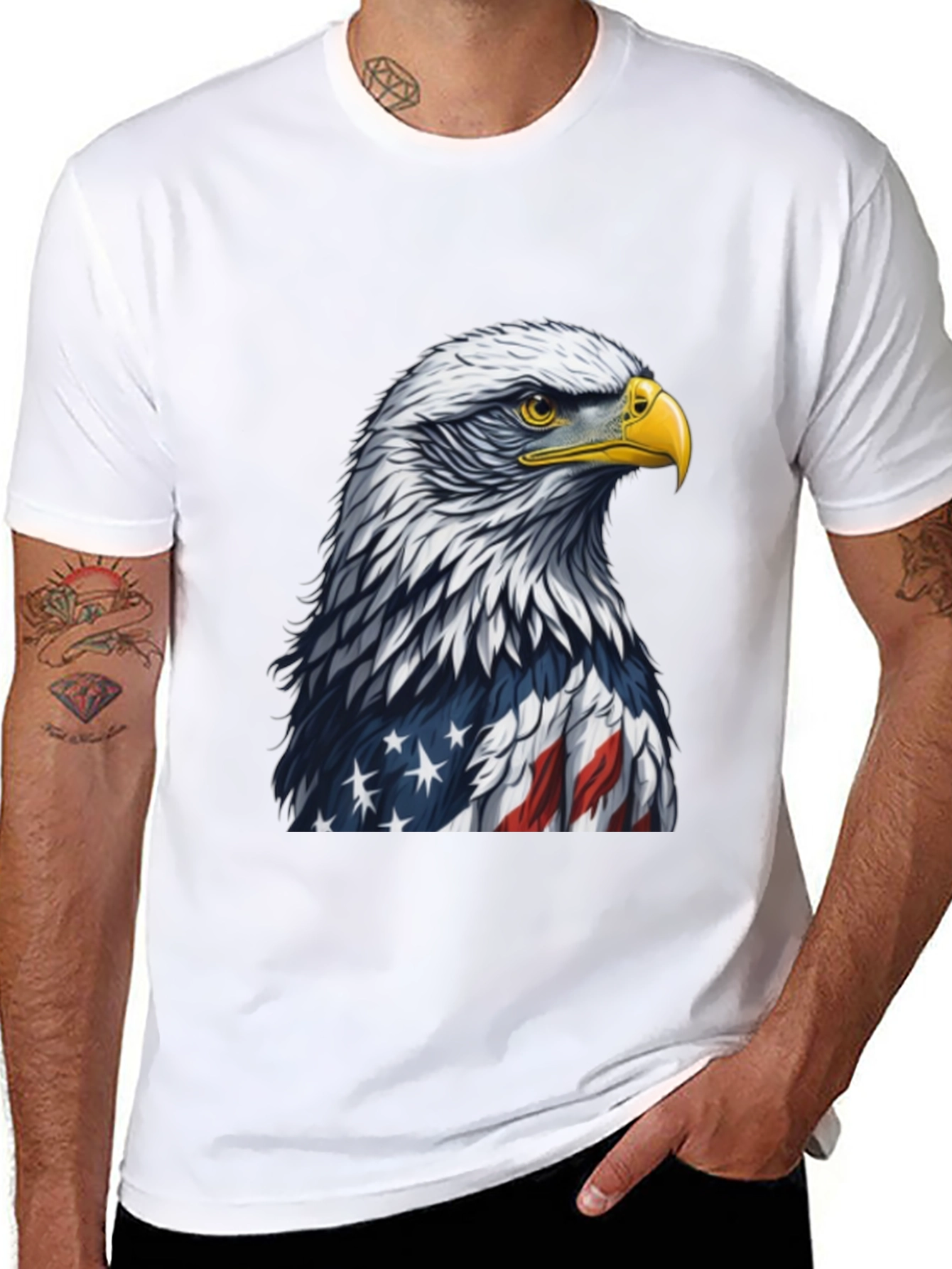 American Eagle Graphic T-Shirt - Patriotic Design
