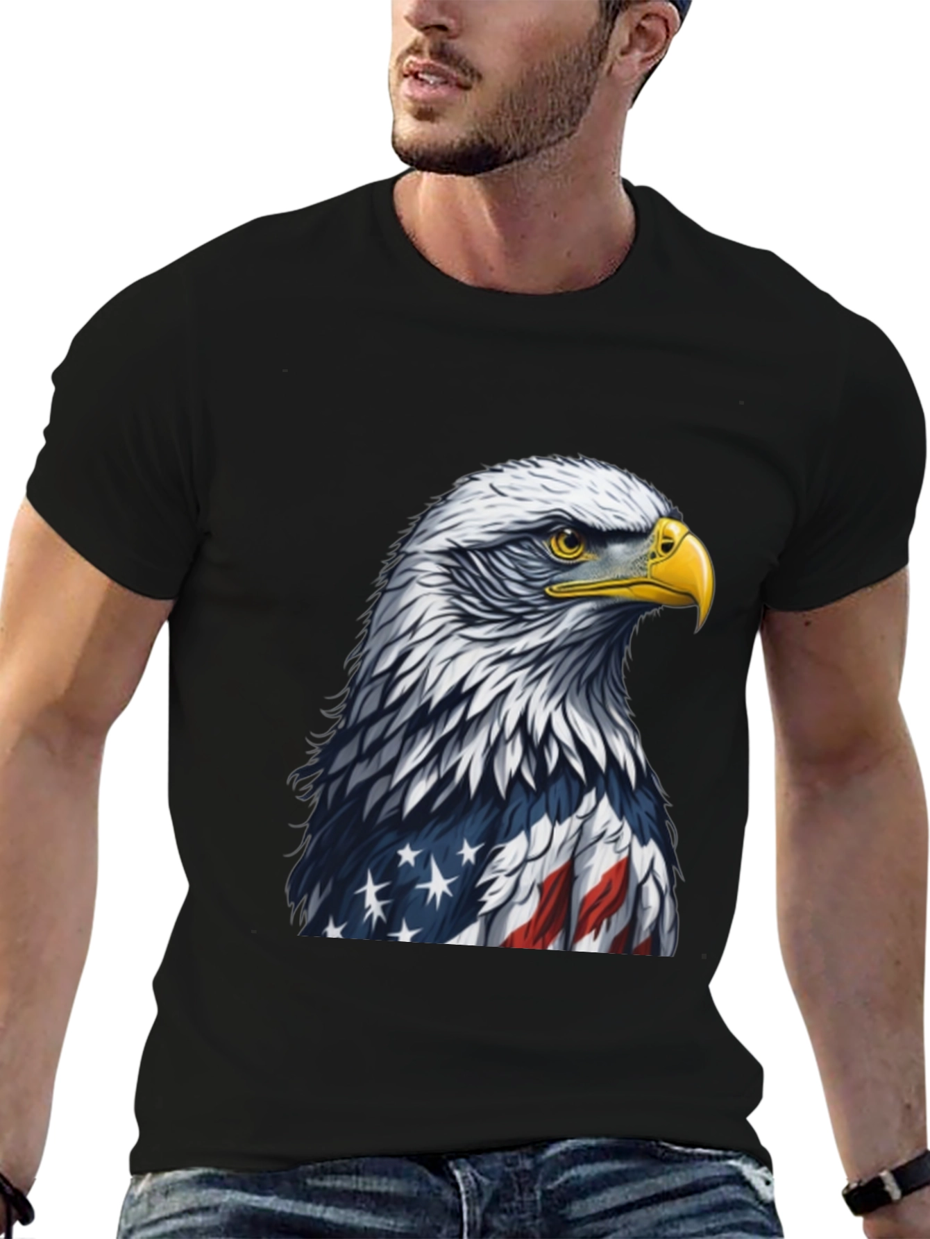American Eagle Graphic T-Shirt - Patriotic Design