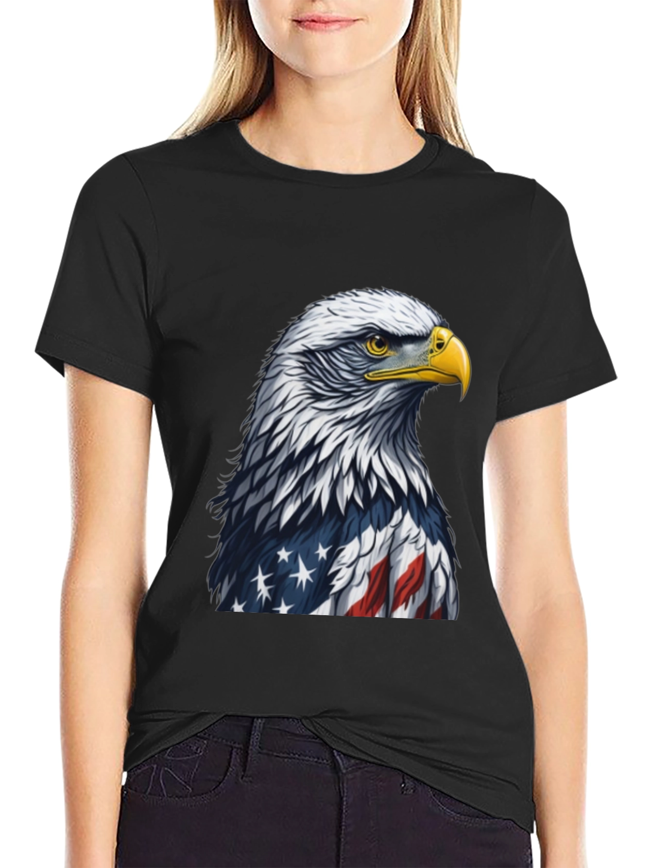 American Eagle Graphic T-Shirt - Patriotic Design