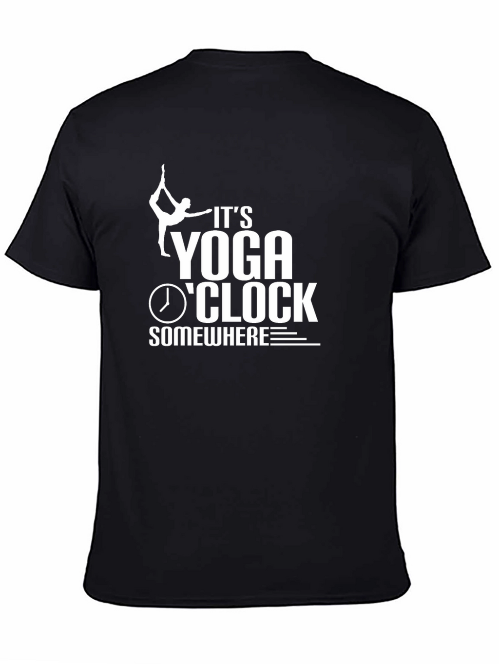 Yoga OClock T-Shirt - Black