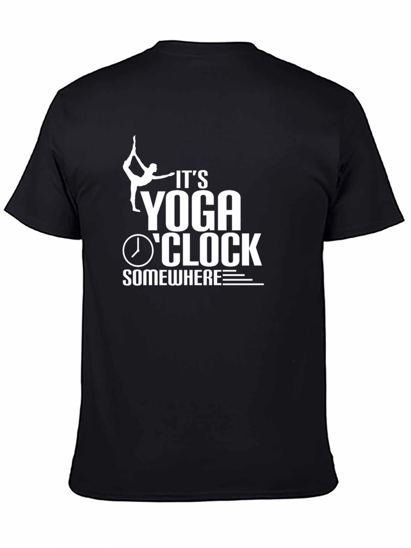 Yoga OClock T-Shirt - Black