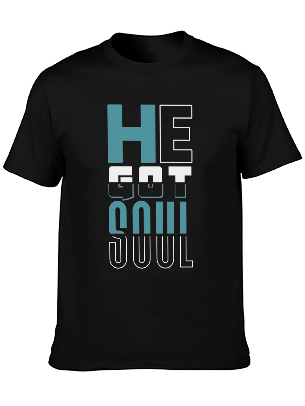 He Got Soul Graphic Tee - Black Unisex