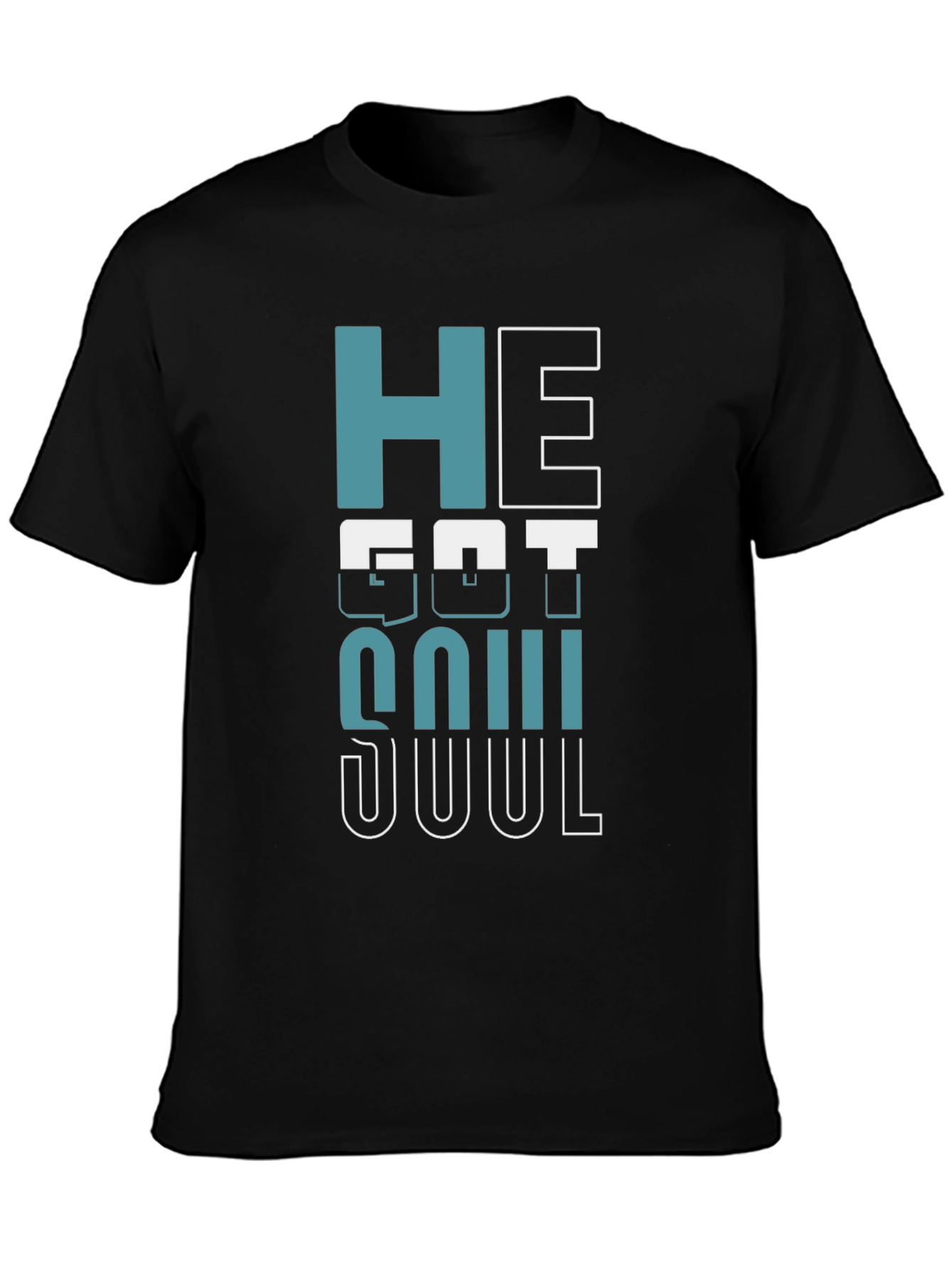 He Got Soul Graphic Tee - Black Unisex