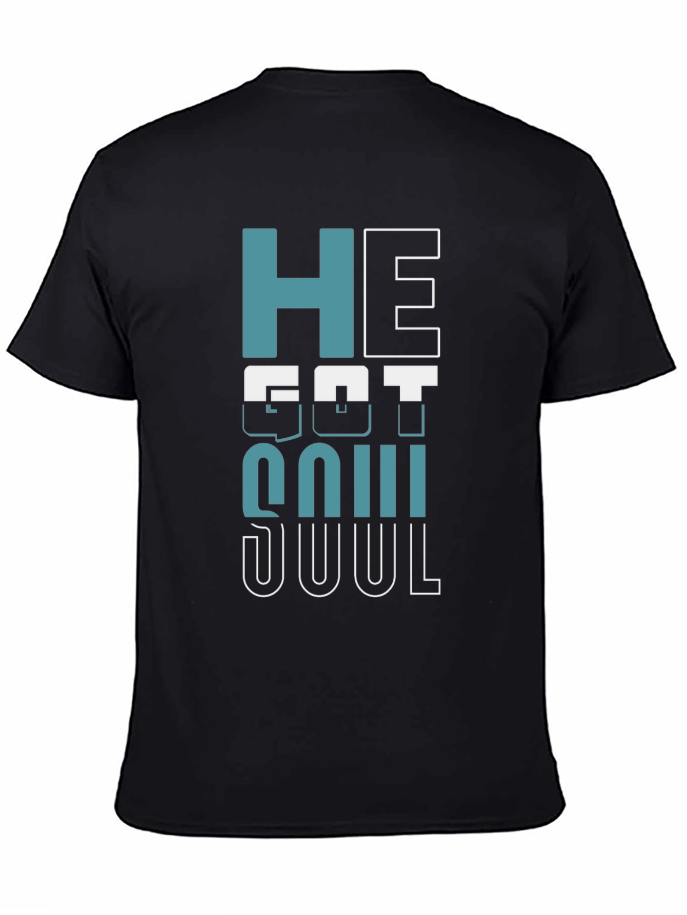 He Got Soul Graphic Tee - Black Unisex