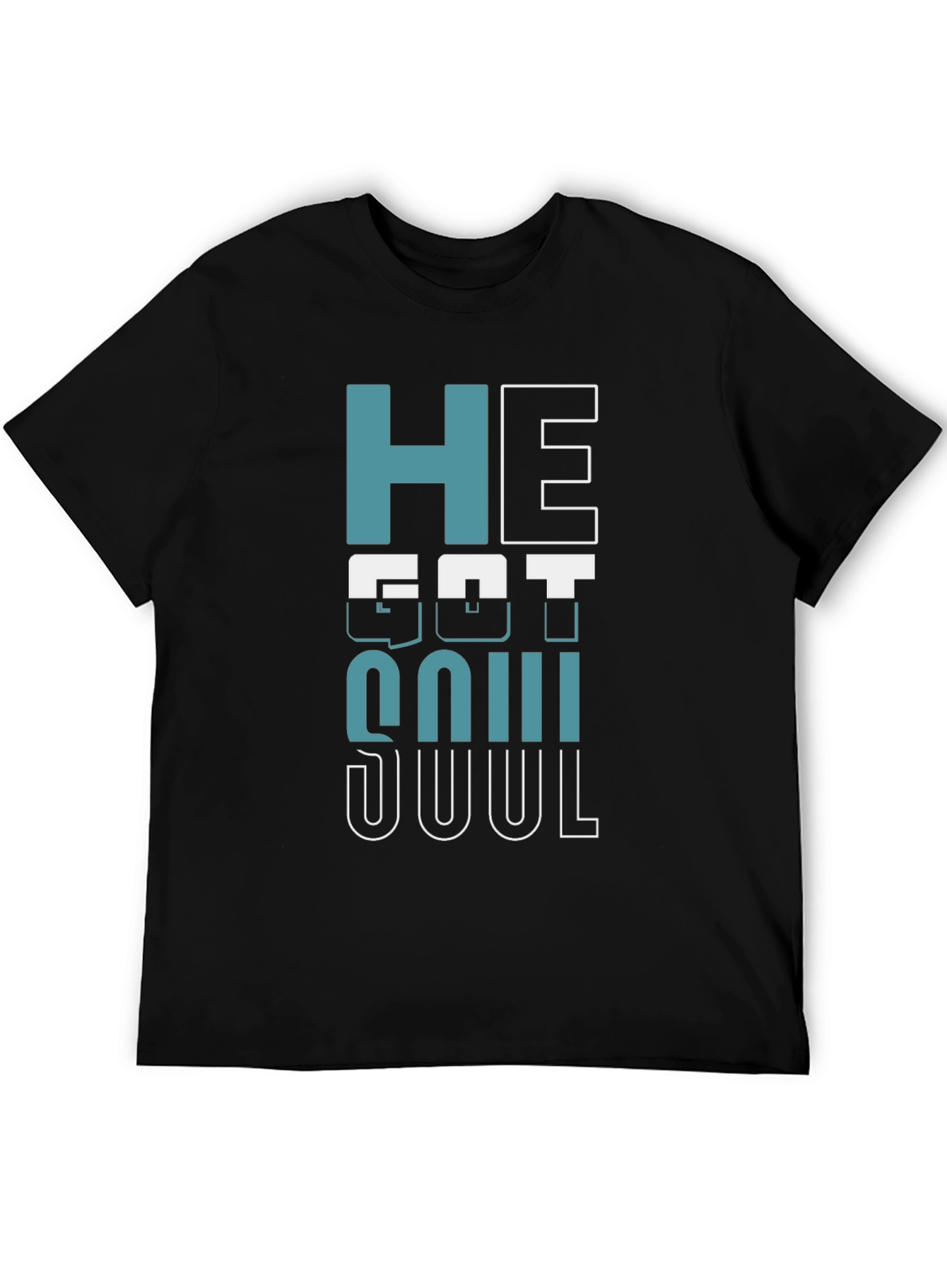 He Got Soul Graphic Tee - Black Unisex