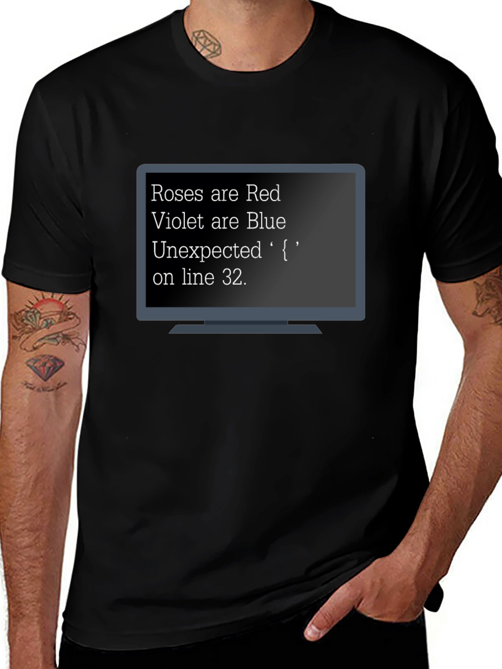 Roses Are Red Programmer Humor T-Shirt
