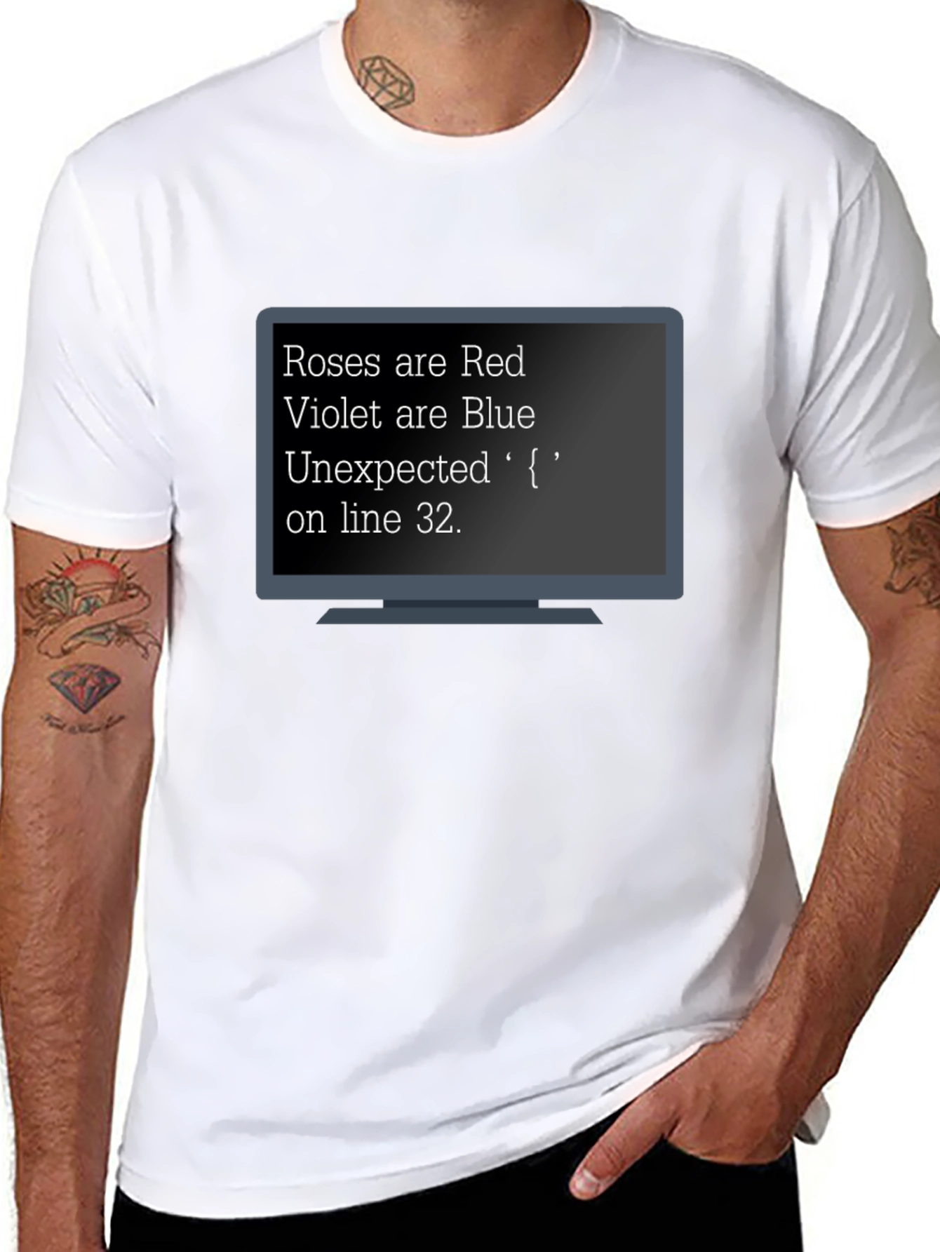 Roses Are Red Programmer Humor T-Shirt