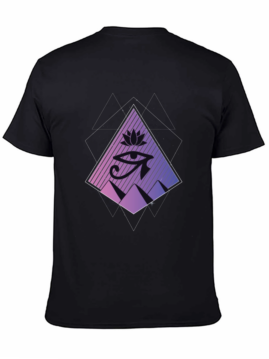 Eye of Horus Graphic Tee - Black