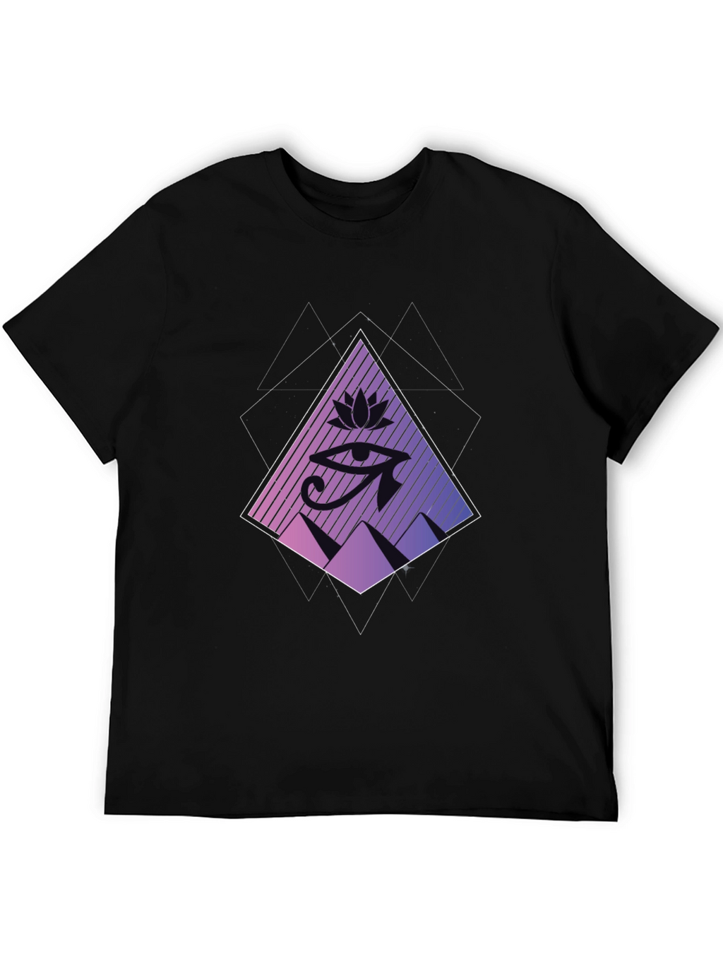 Eye of Horus Graphic Tee - Black