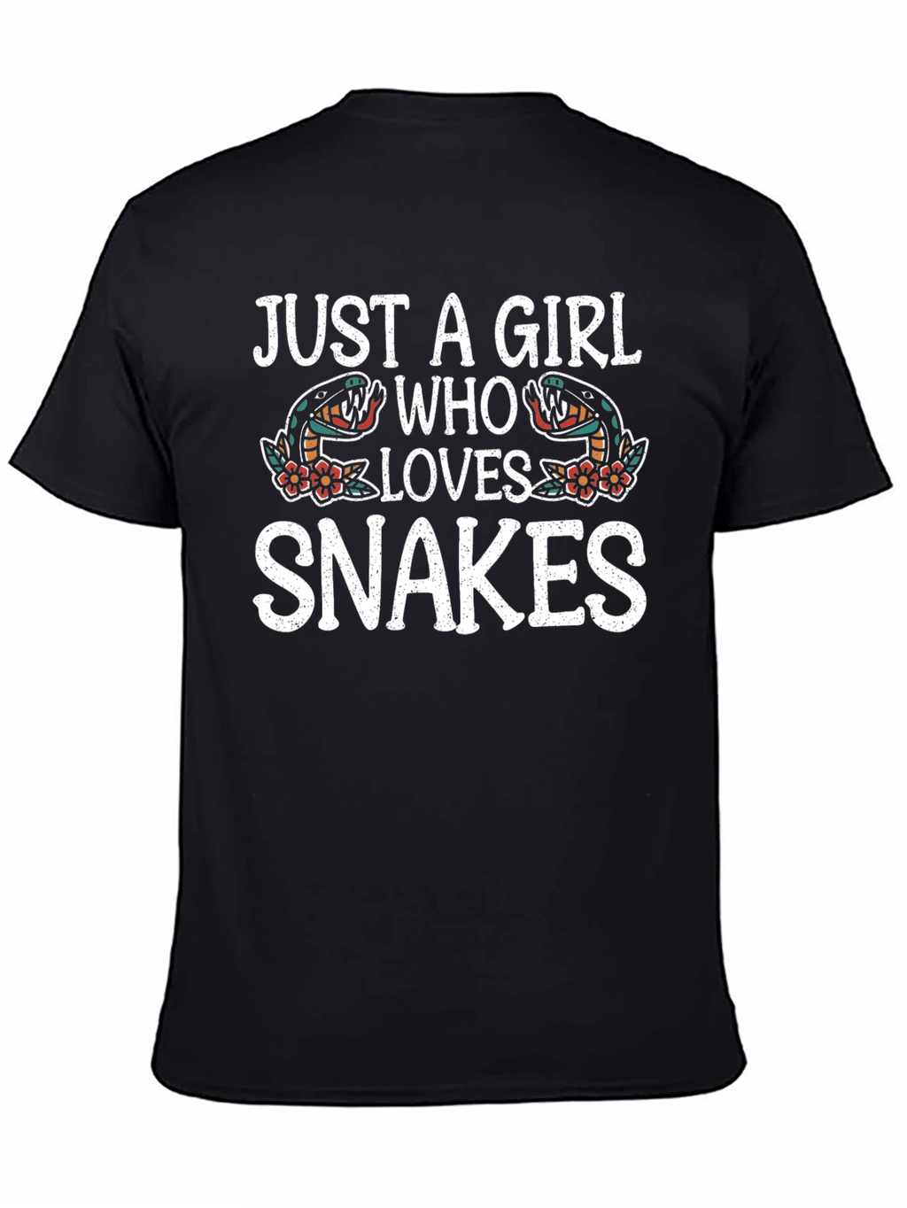 Just a Girl Who Loves Snakes Graphic Tee