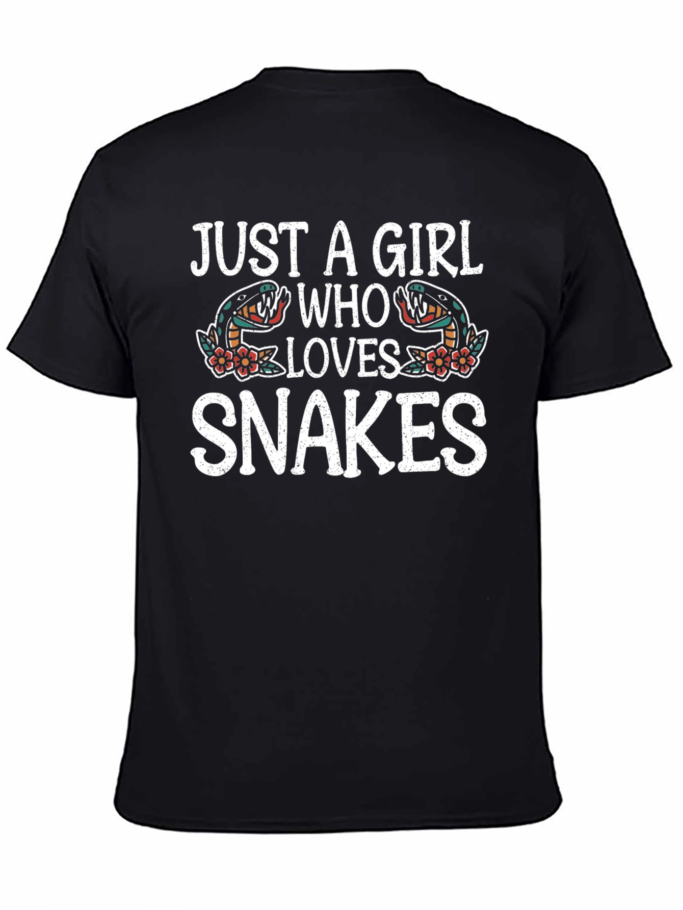Just a Girl Who Loves Snakes Graphic Tee