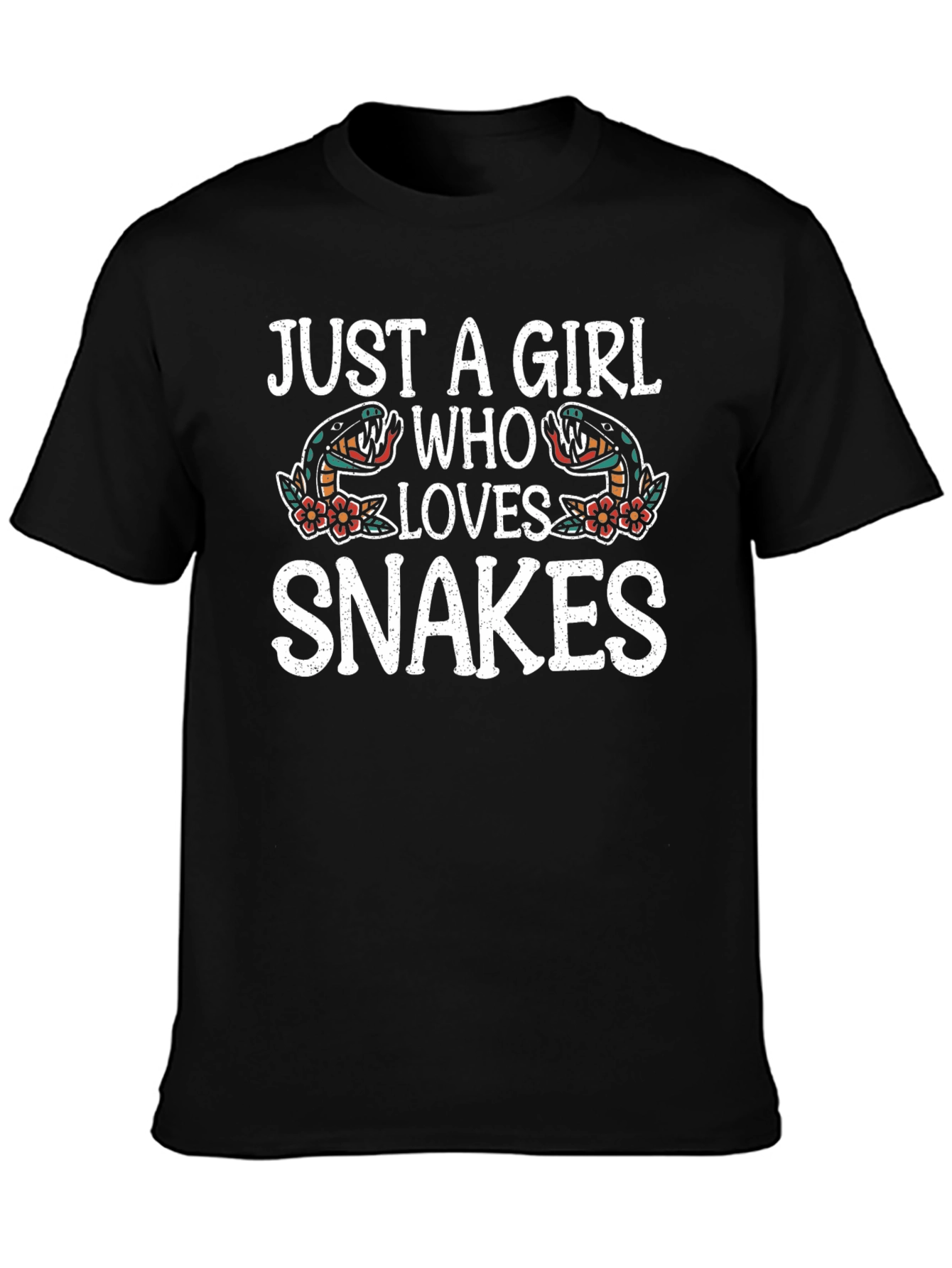 Just a Girl Who Loves Snakes Graphic Tee