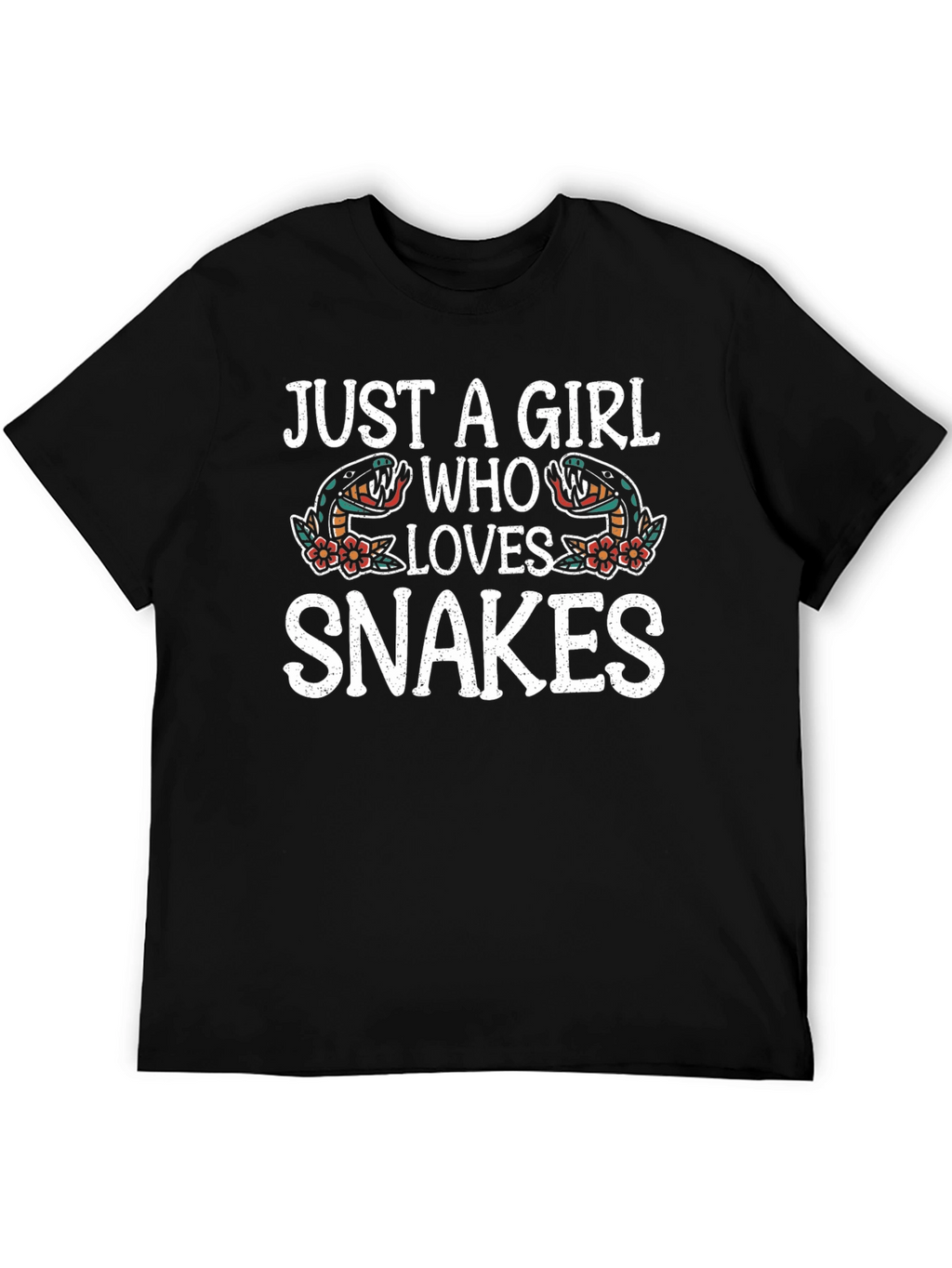 Just a Girl Who Loves Snakes Graphic Tee