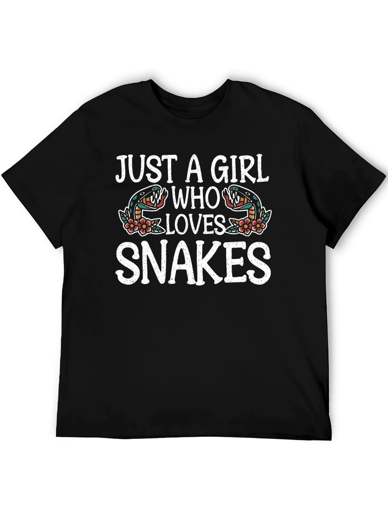 Just a Girl Who Loves Snakes Graphic Tee