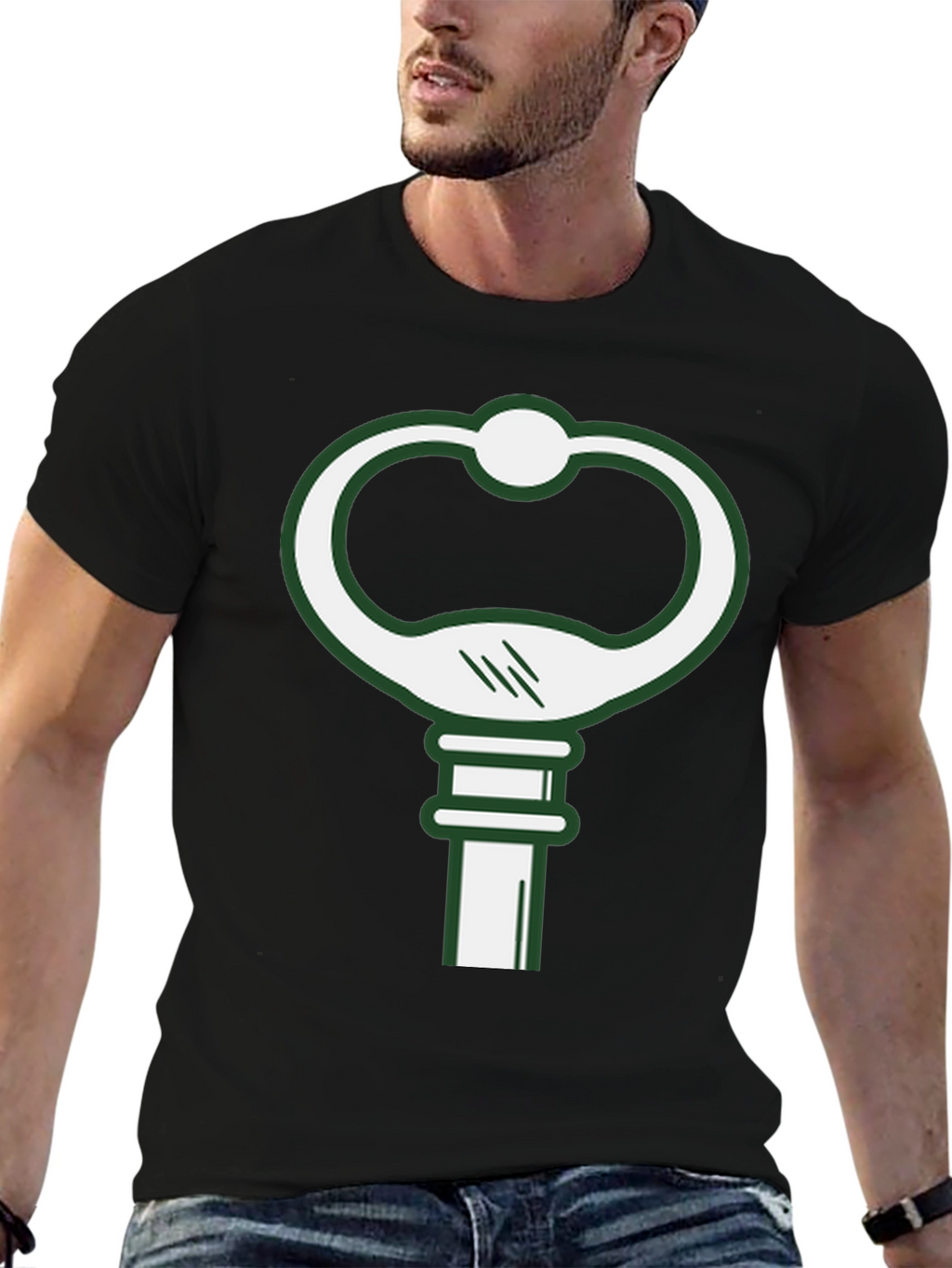 Key Graphic T-Shirt - Cool Design