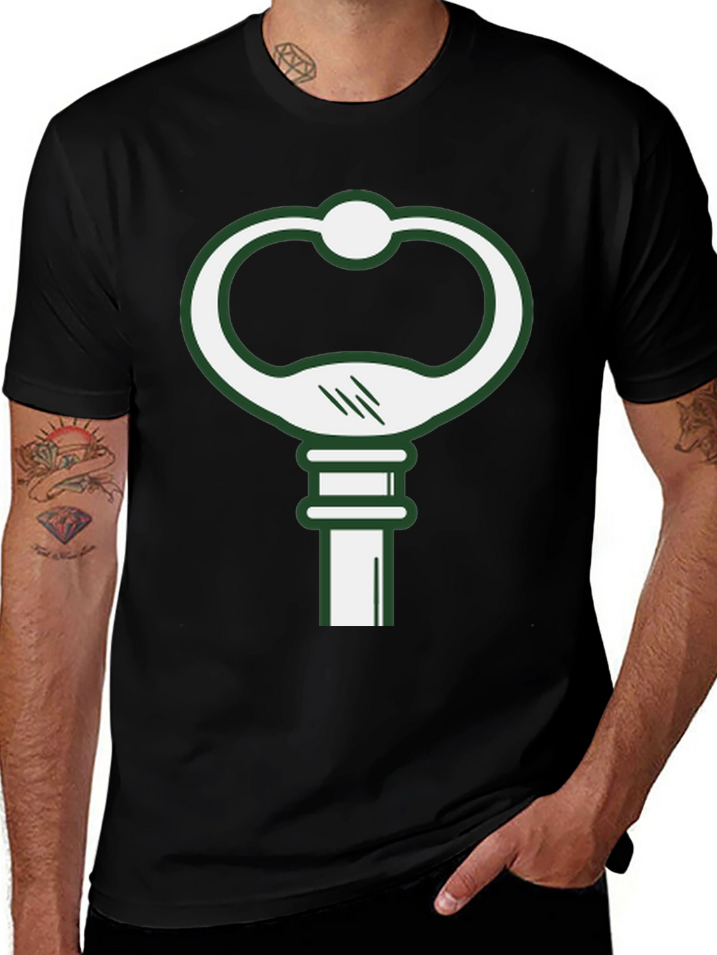 Key Graphic T-Shirt - Cool Design