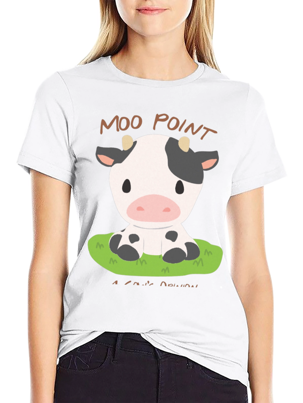 Moo Point T-Shirt - Cute Cow Design