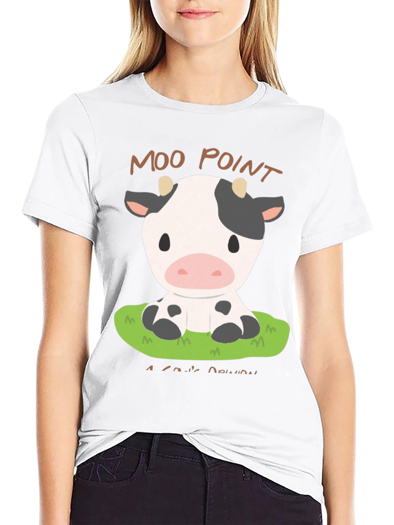 Moo Point T-Shirt - Cute Cow Design