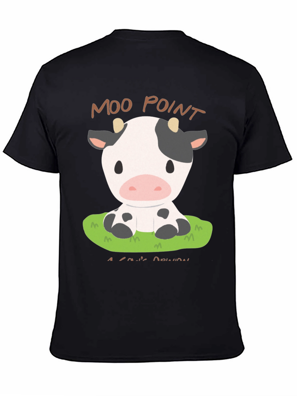Moo Point T-Shirt - Cute Cow Design