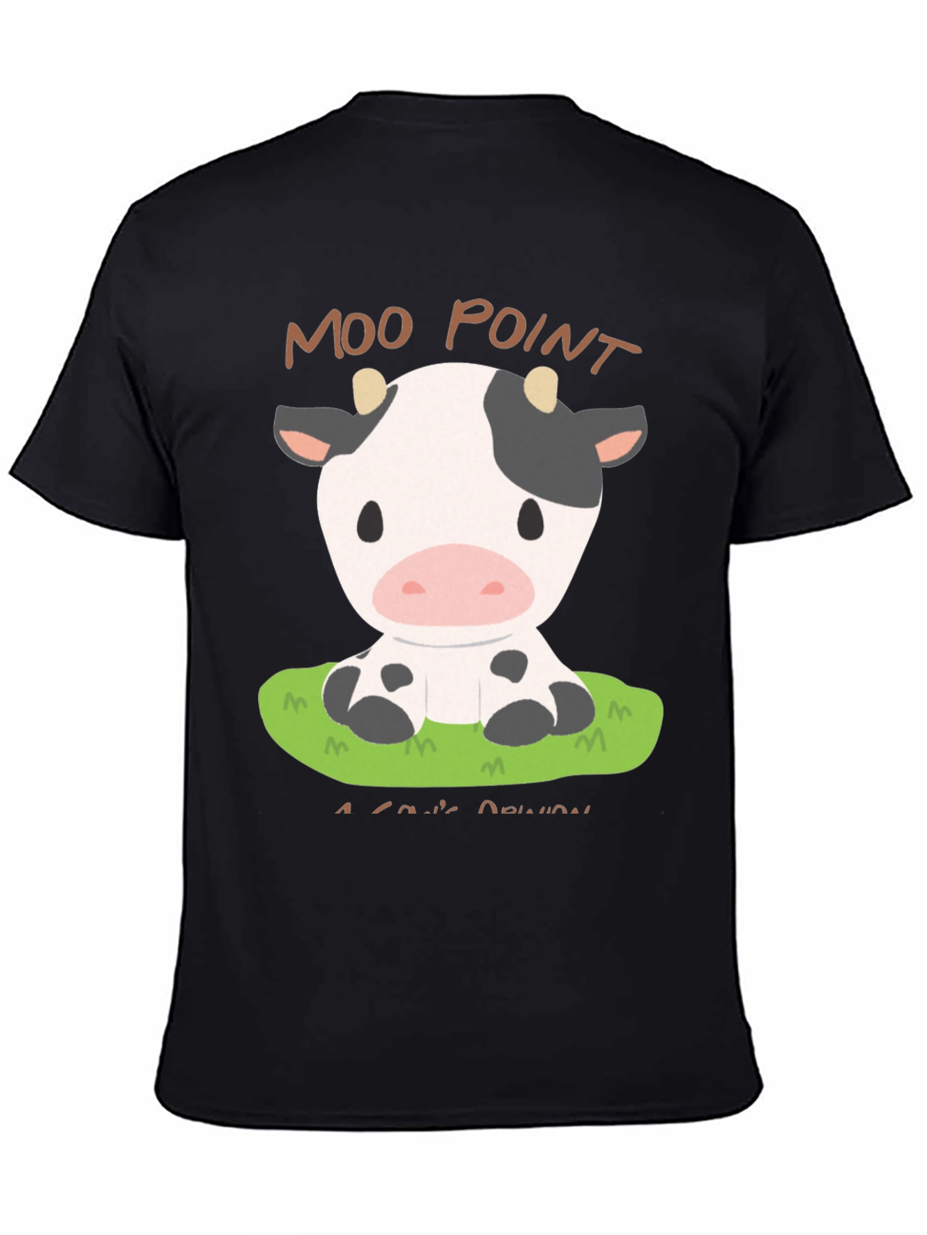 Moo Point T-Shirt - Cute Cow Design