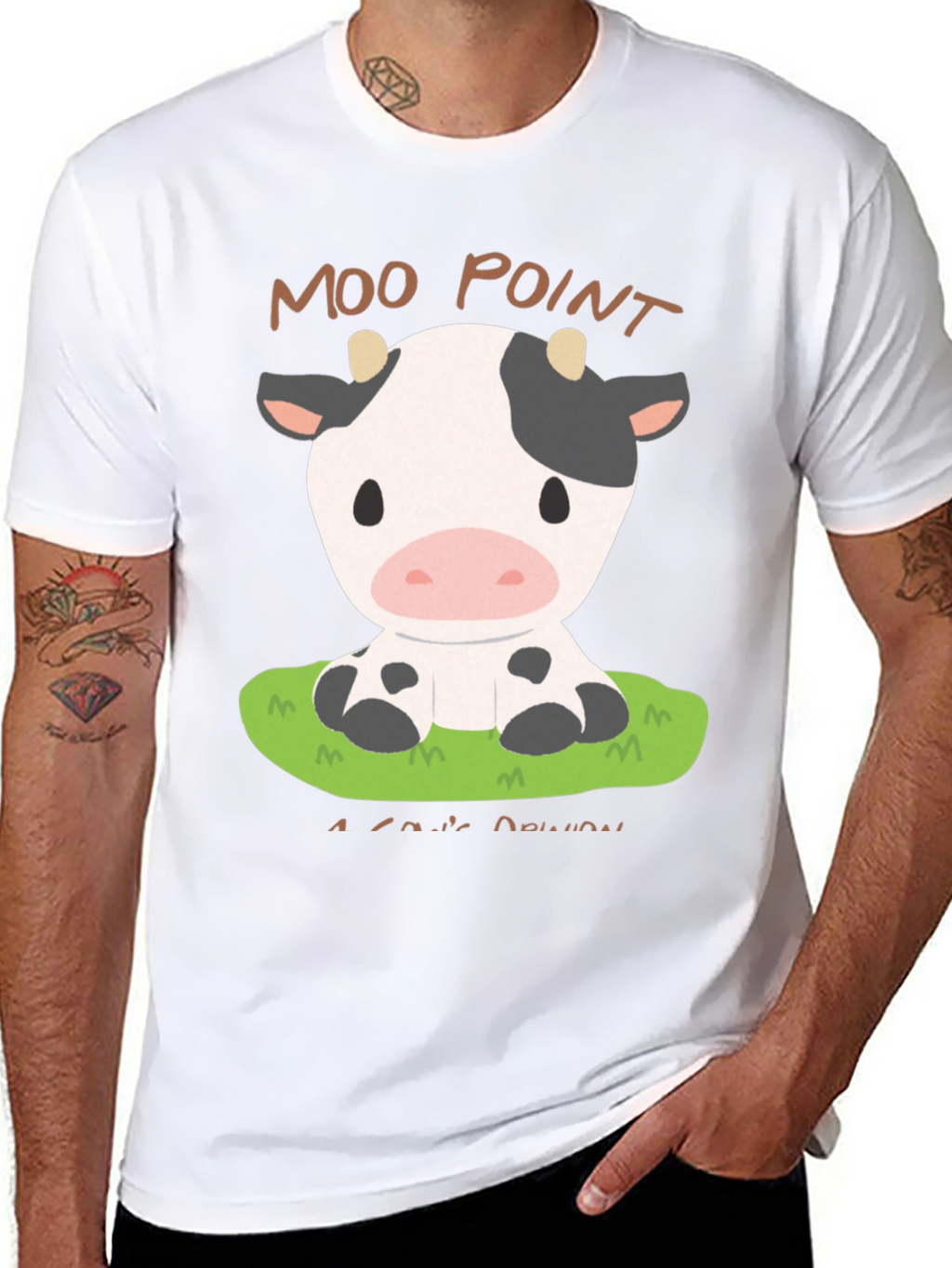 Moo Point T-Shirt - Cute Cow Design