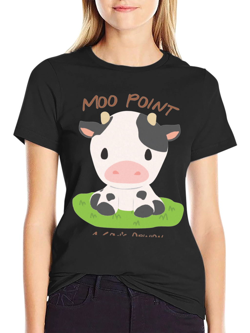 Moo Point T-Shirt - Cute Cow Design
