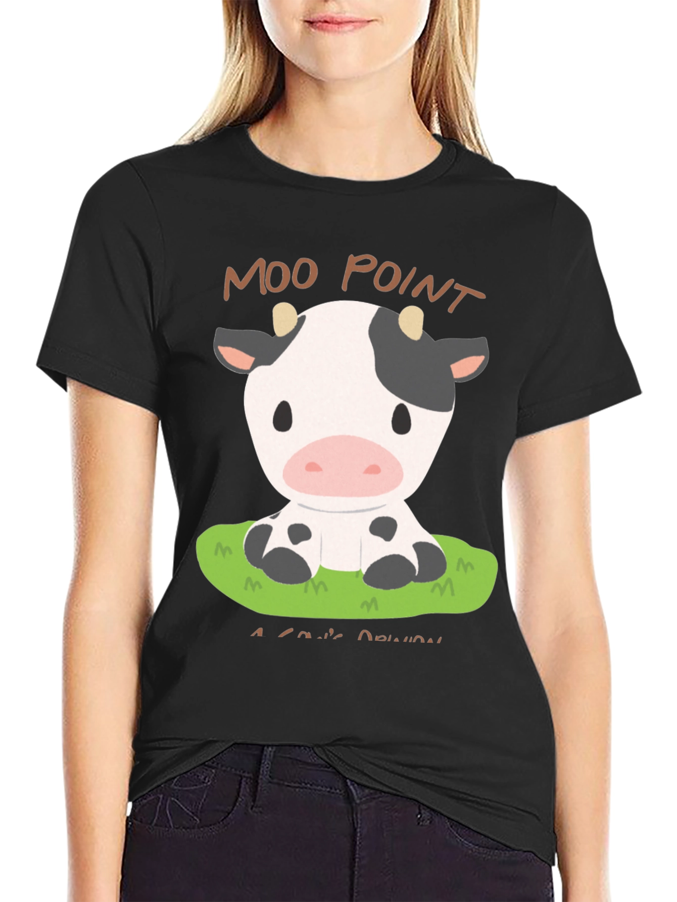 Moo Point T-Shirt - Cute Cow Design