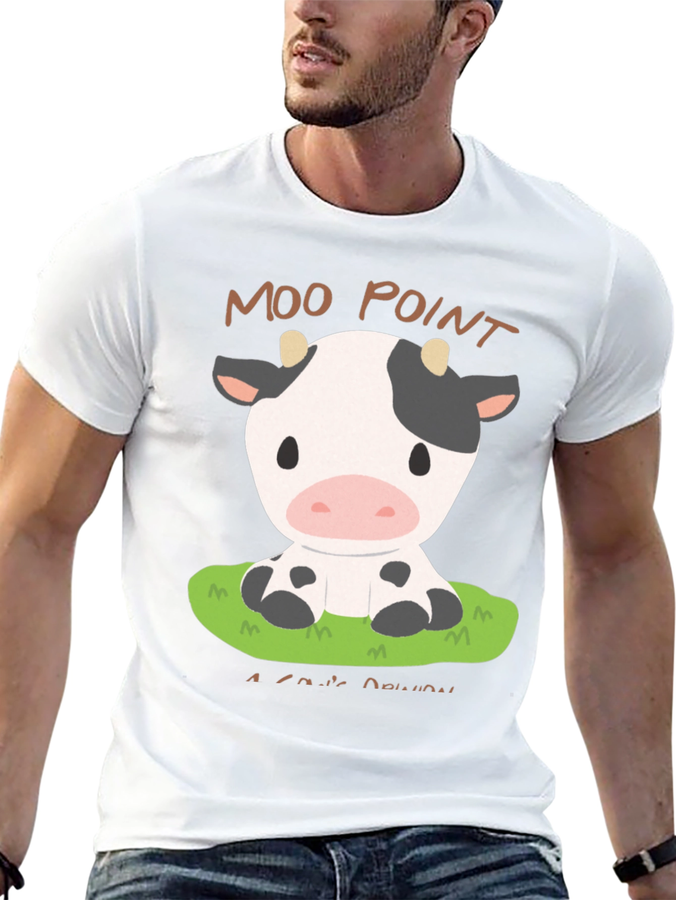 Moo Point T-Shirt - Cute Cow Design