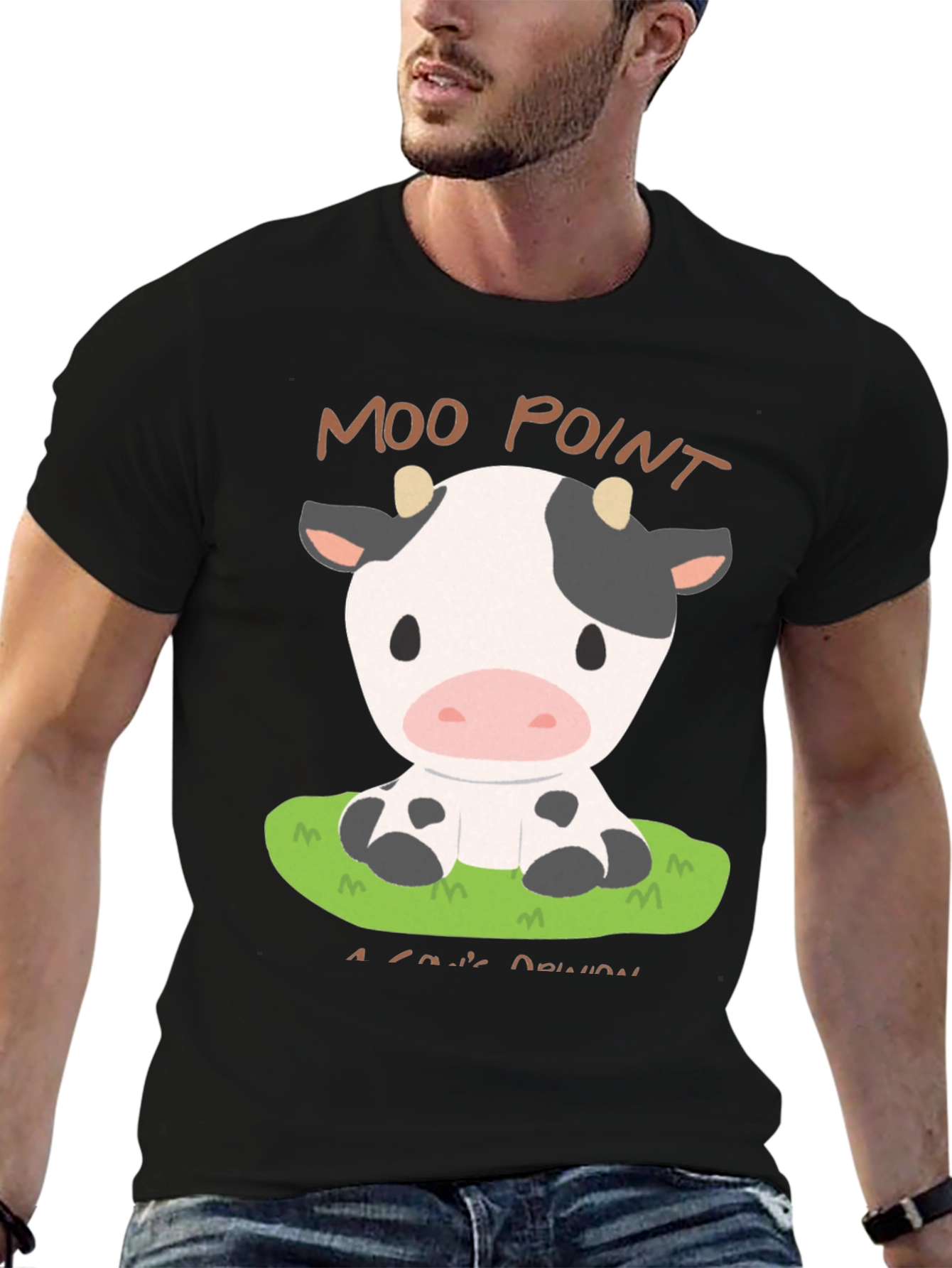 Moo Point T-Shirt - Cute Cow Design