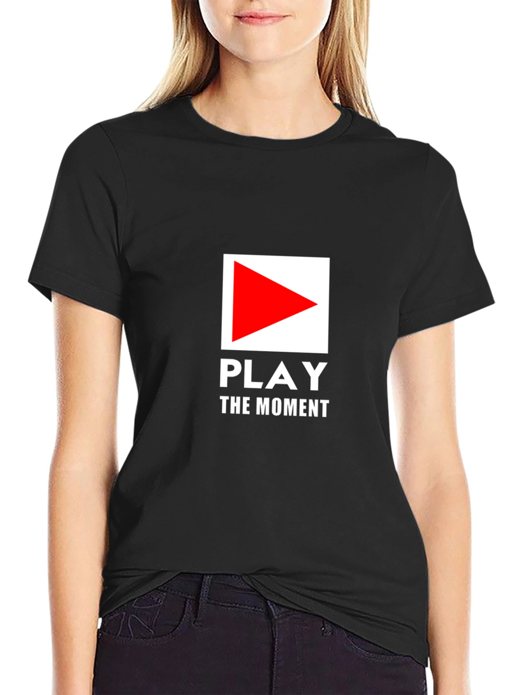 Play the Moment Black T-Shirt