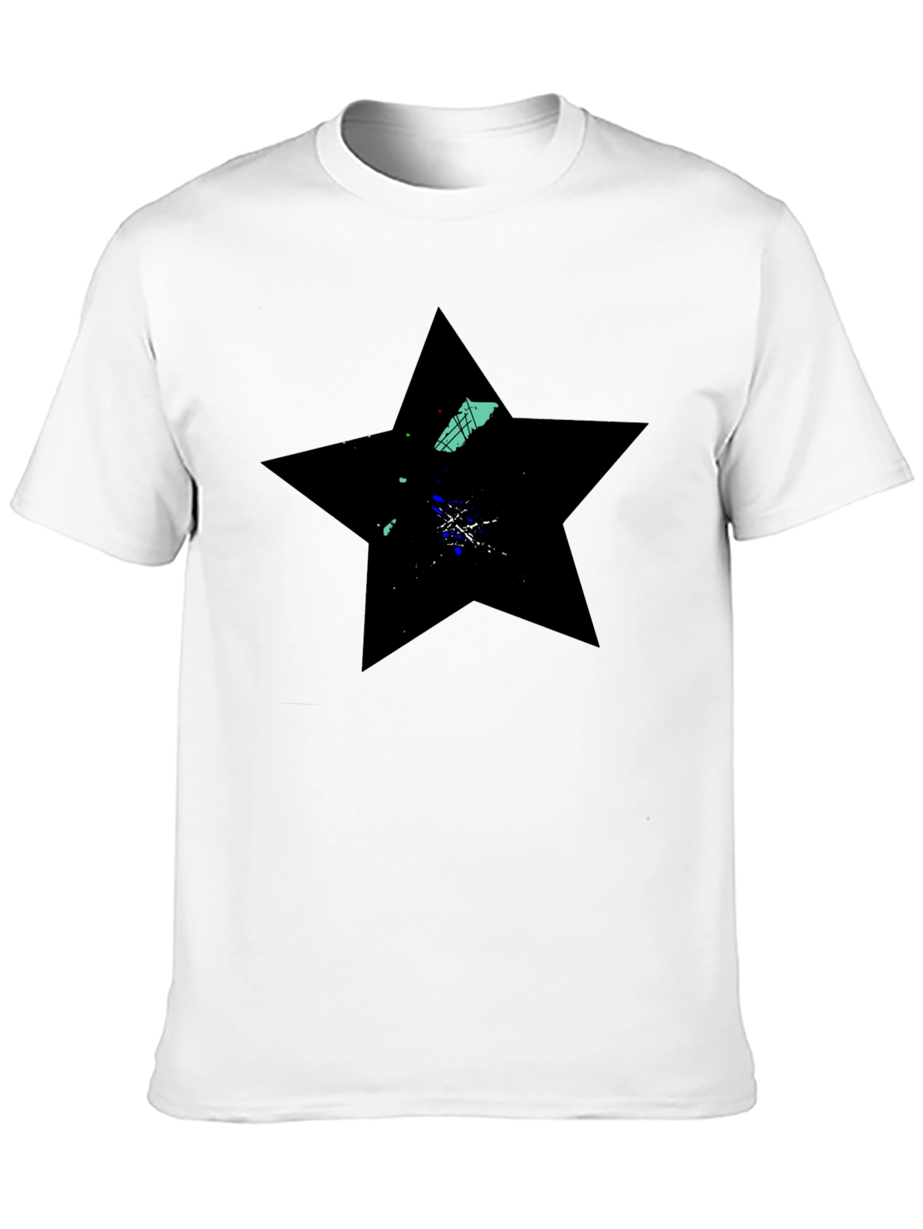 Black Star Graphic Tee - Modern Casual Wear