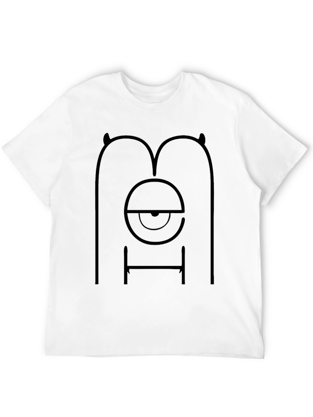 Monster Eye Graphic Tee - Black