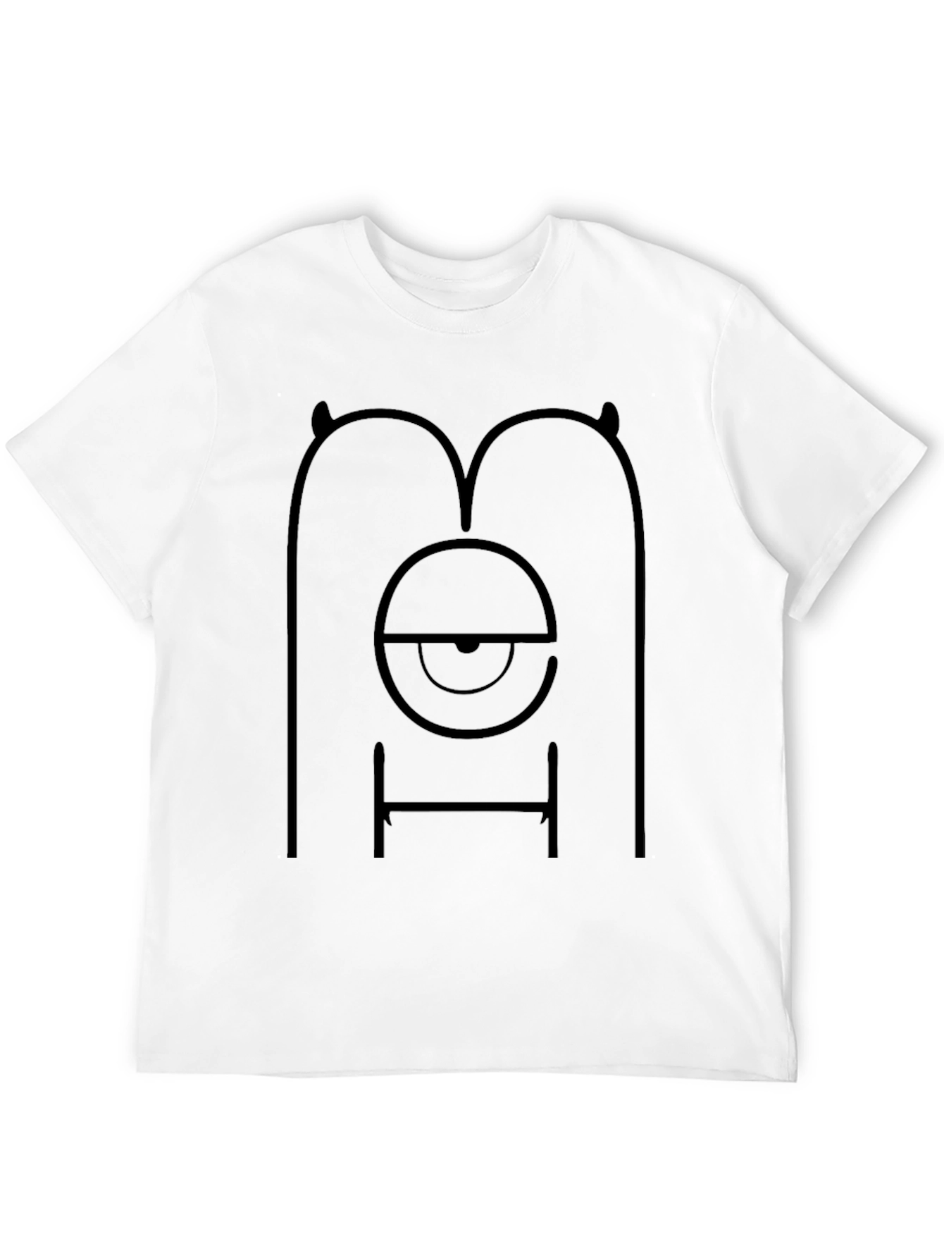 Monster Eye Graphic Tee - Black