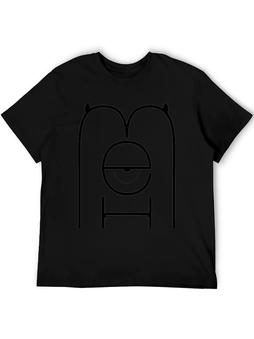 Monster Eye Graphic Tee - Black