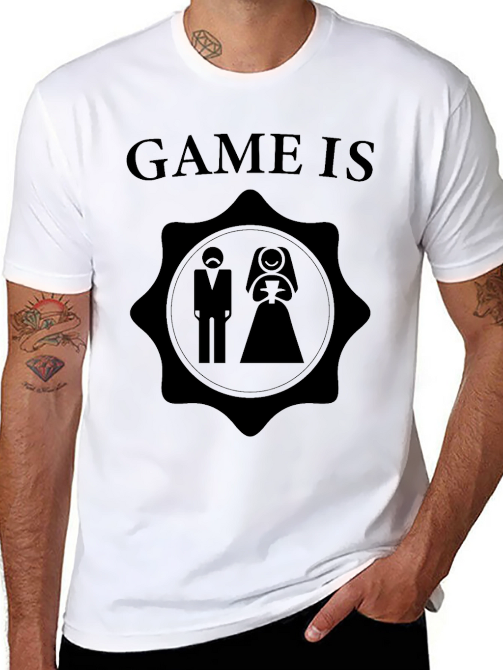 Game Is Over Wedding T-Shirt - Groom Gift
