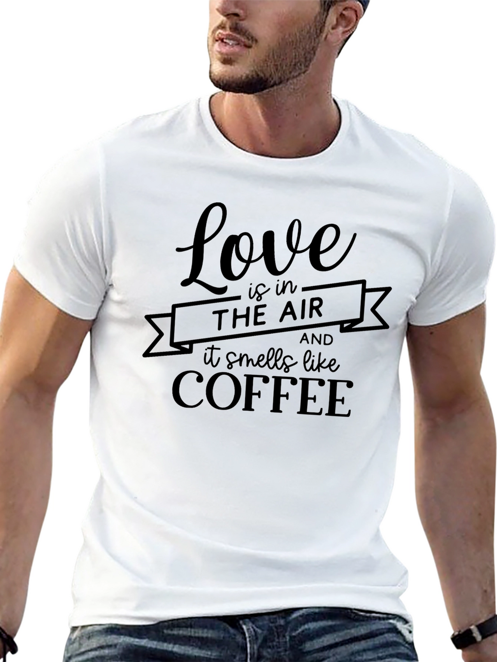 Love is in the Air Coffee T-Shirt