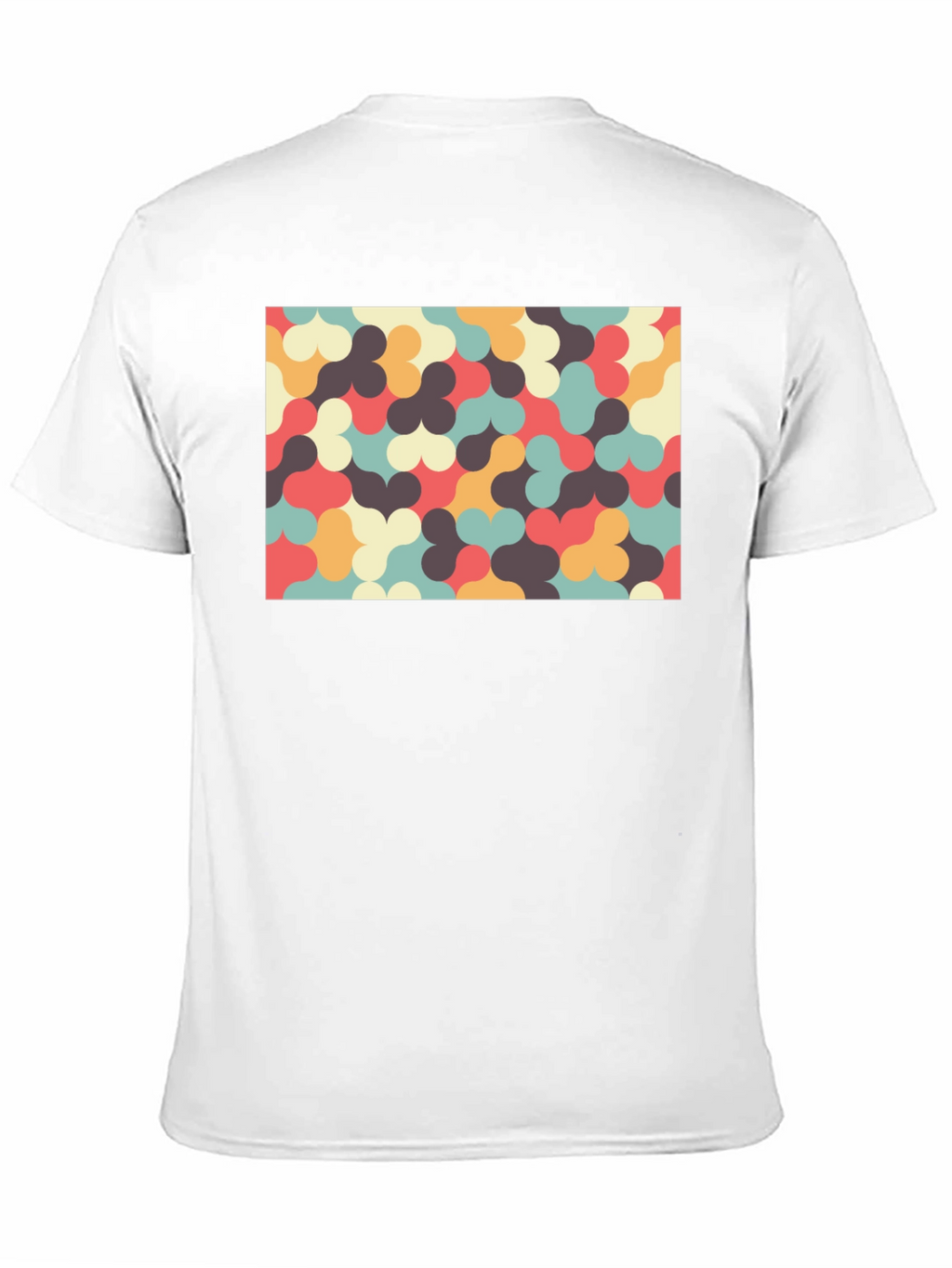 Retro Pattern T-Shirt - Unique Geometric Design
