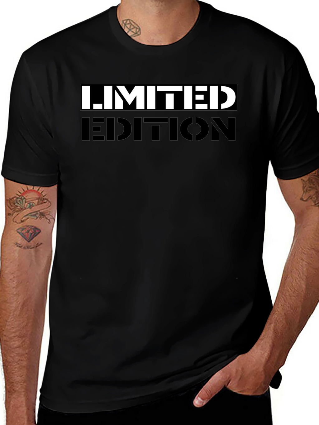 Limited Edition Black Graphic T-Shirt