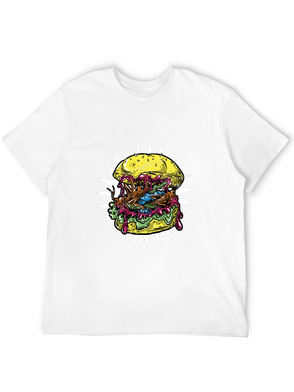 Zombie Burger Graphic Tee - Black