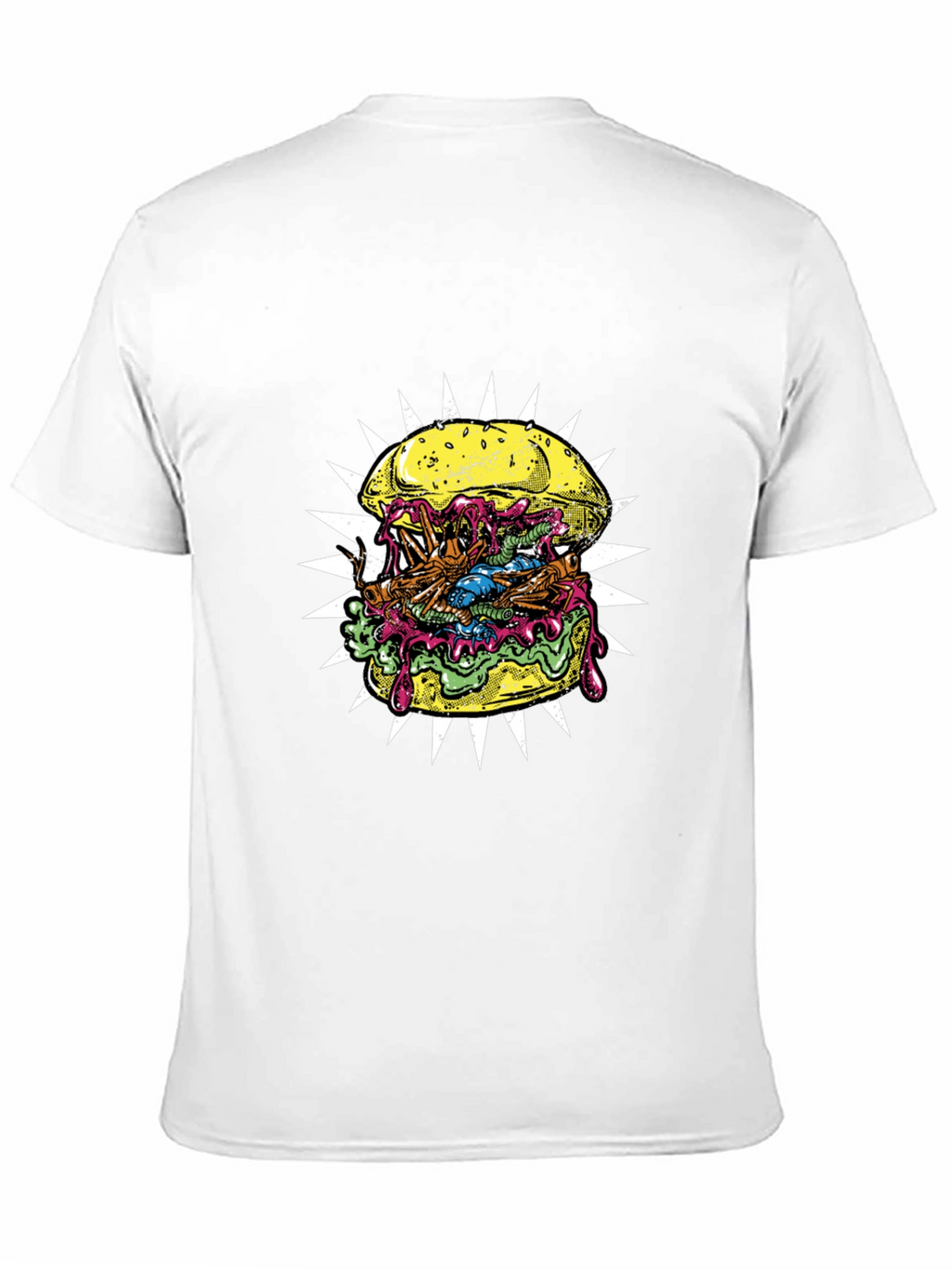 Zombie Burger Graphic Tee - Black