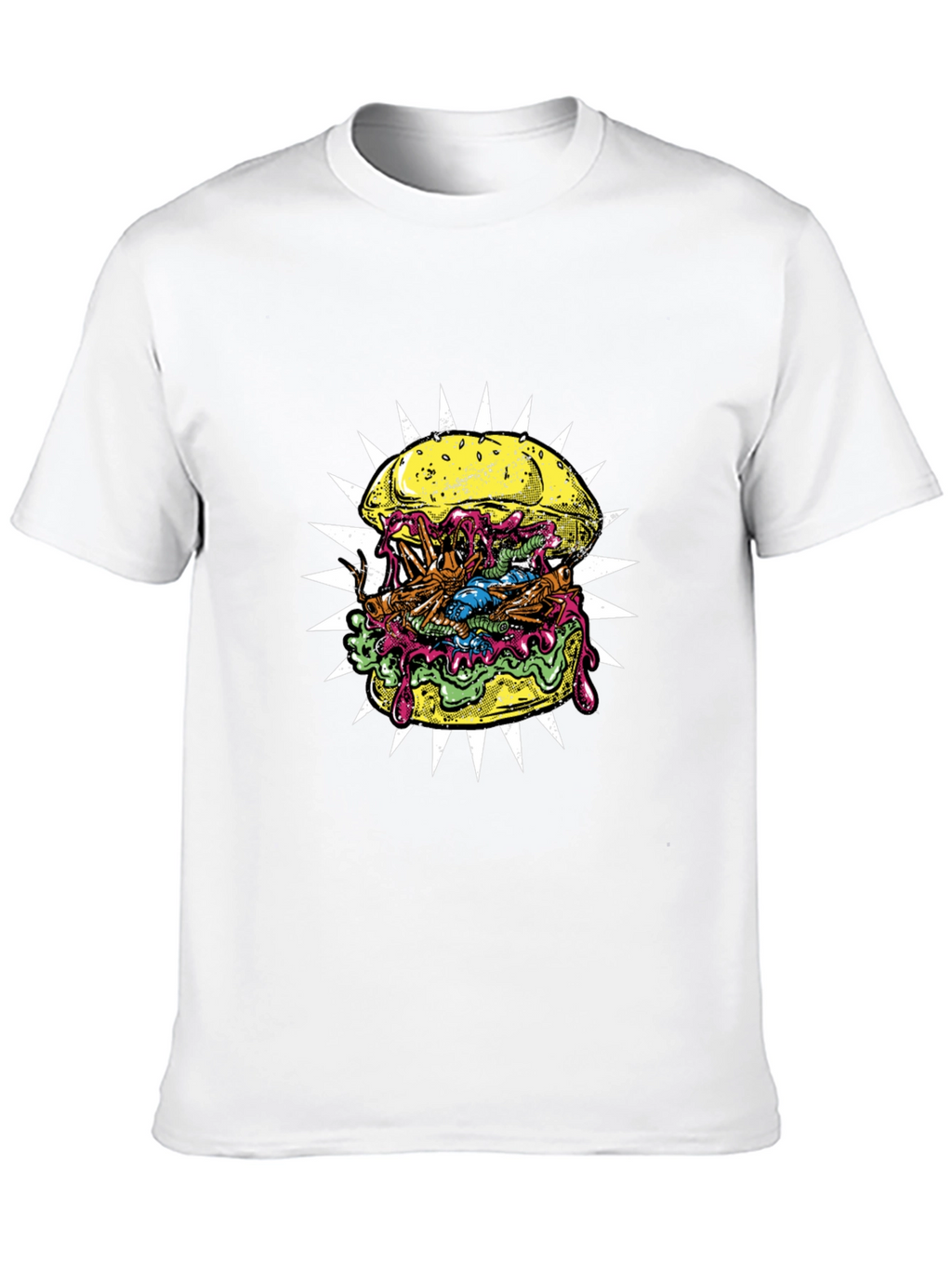 Zombie Burger Graphic Tee - Black