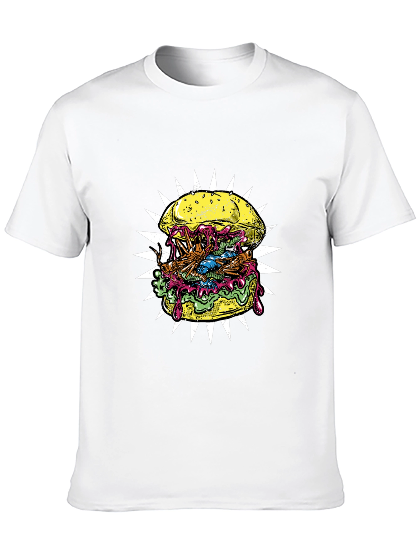 Zombie Burger Graphic Tee - Black