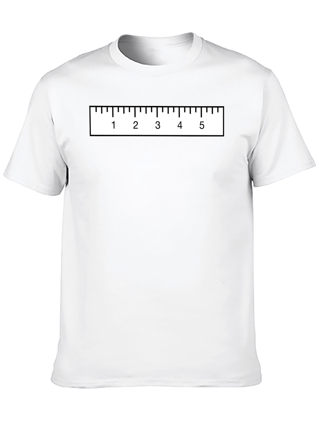 Funny Ruler Graphic T-Shirt - Measure Up!