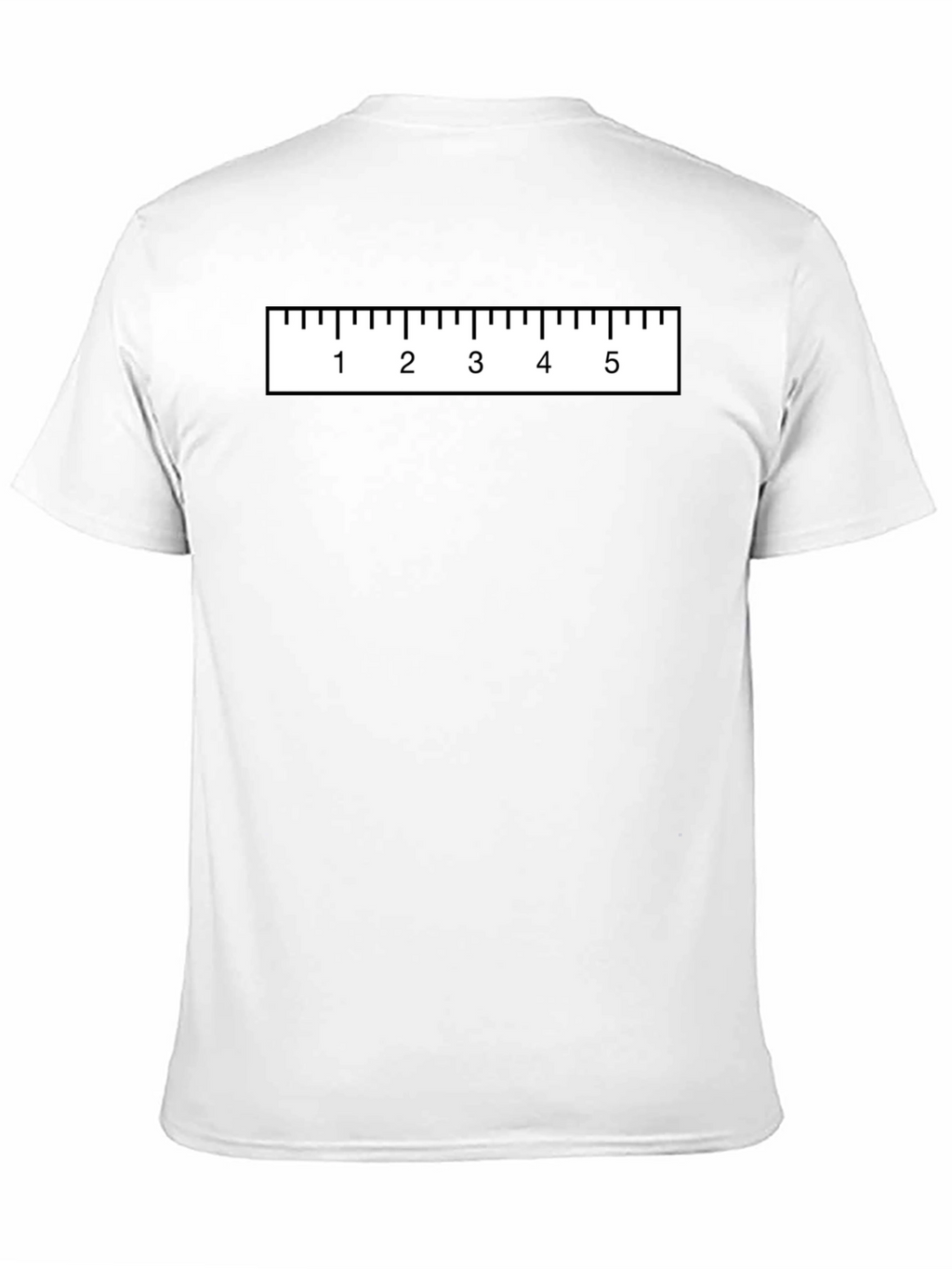 Funny Ruler Graphic T-Shirt - Measure Up!