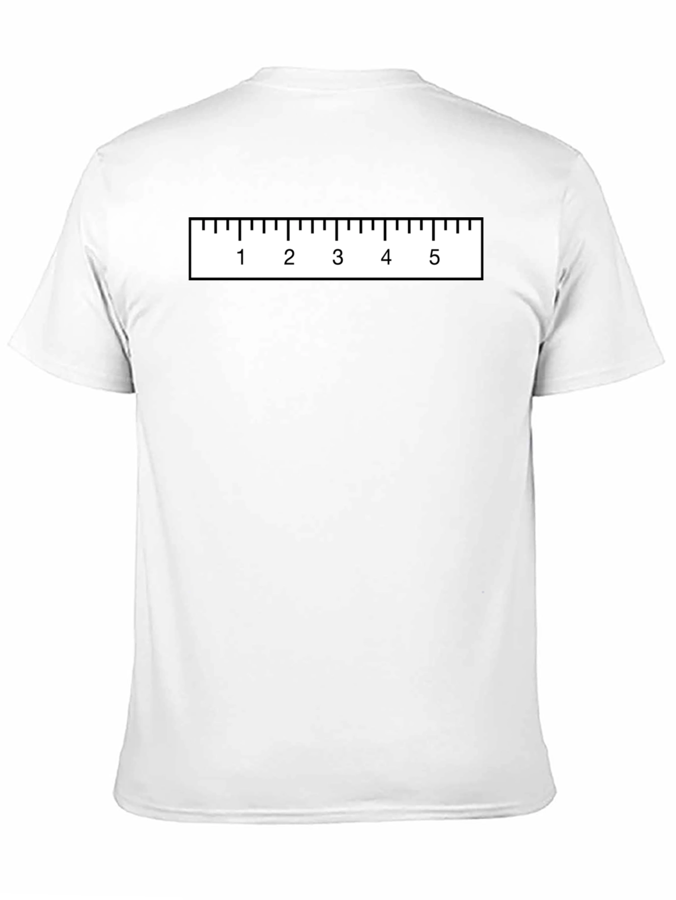 Funny Ruler Graphic T-Shirt - Measure Up!
