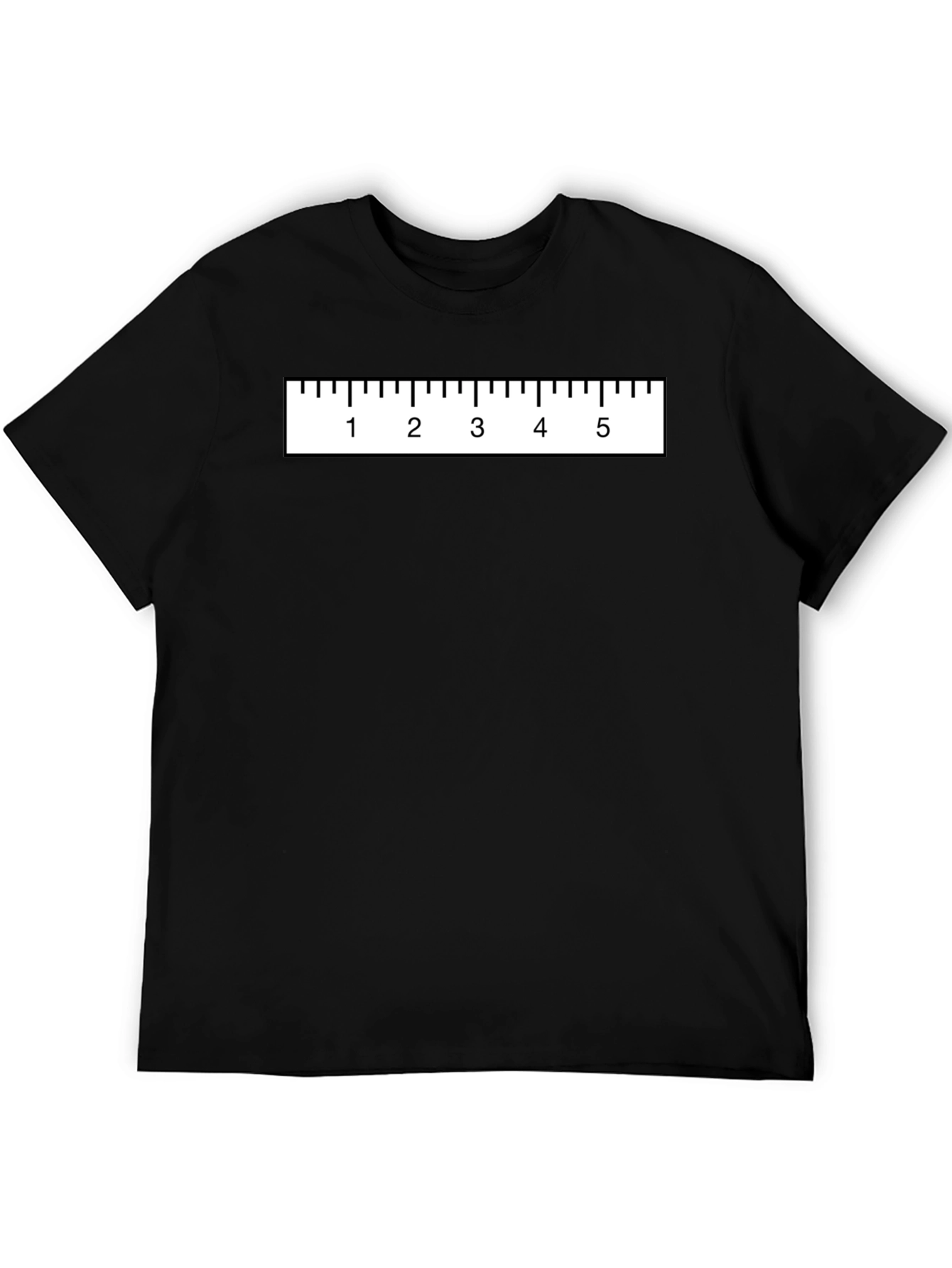 Funny Ruler Graphic T-Shirt - Measure Up!